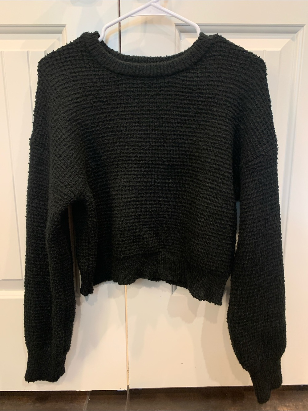 PacSun L.A. Hearts Black Knit Cropped Sweater
